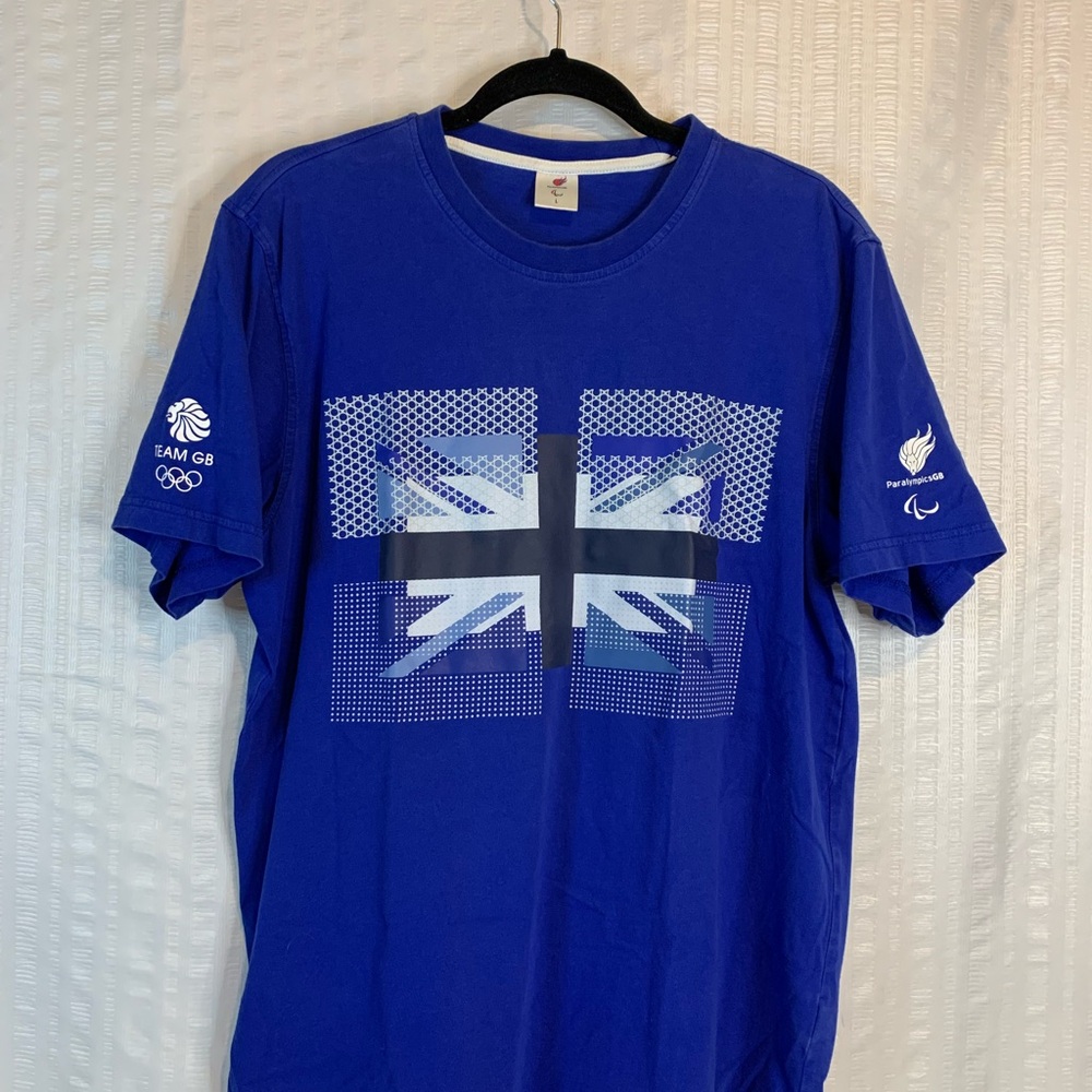 Great Britain Paralympic Blue Graphic T-Shirt
